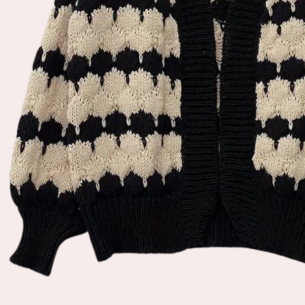 Vintage Inspired Cardigan with a Contemporary Edge