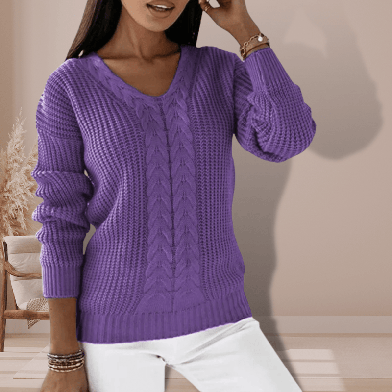 Beautifully Finished Sweater in a Timeless Design