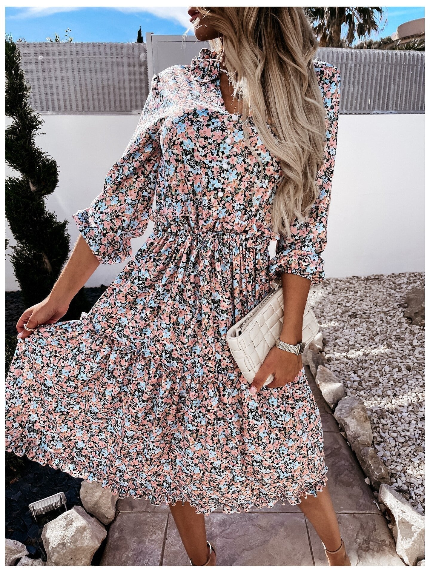 A Vintage Style Dress with Delicate Timeless Details