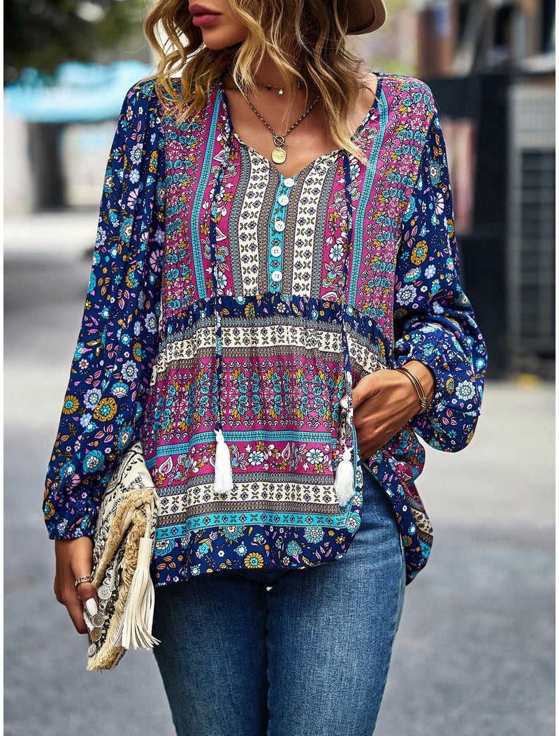 Classic Vintage Blouse with a Flattering Fit