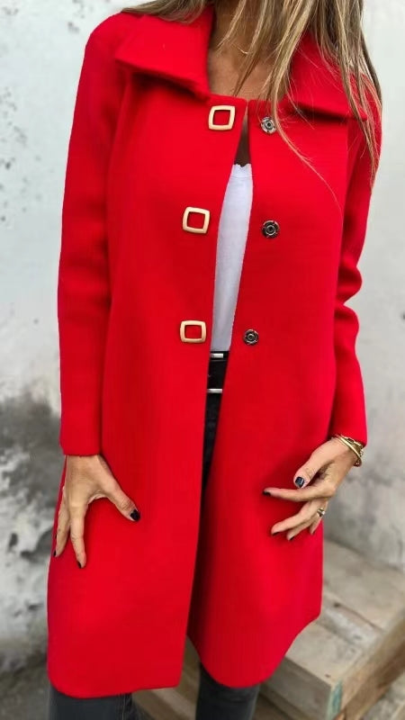 Effortlessly Elegant Coat with a Timeless Design