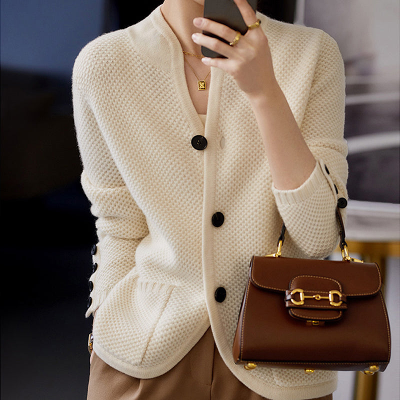 Beautifully Balanced Cardigan with Timeless Character