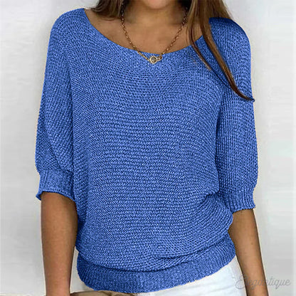 Well Tailored Sweater with a Graceful Silhouette