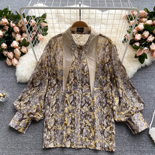 Vintage Inspired Blouse with a Contemporary Edge