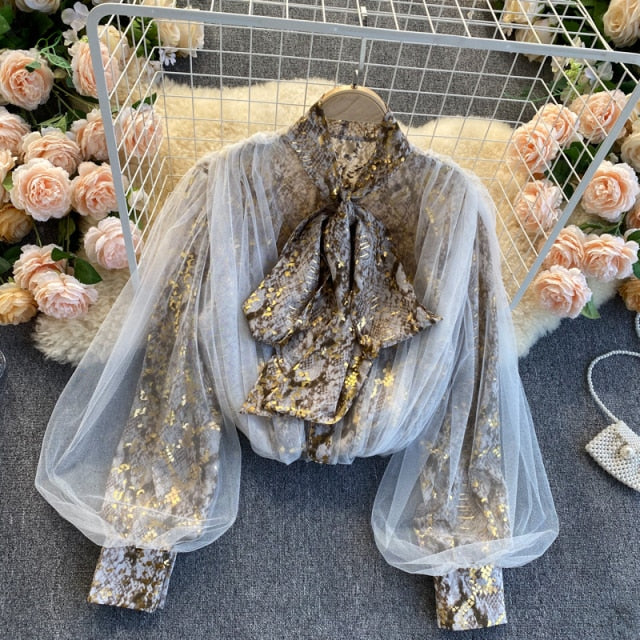 Vintage Inspired Blouse with a Contemporary Edge