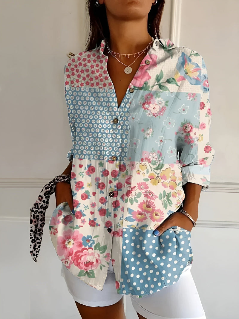 Well Tailored Blouse with a Graceful Silhouette