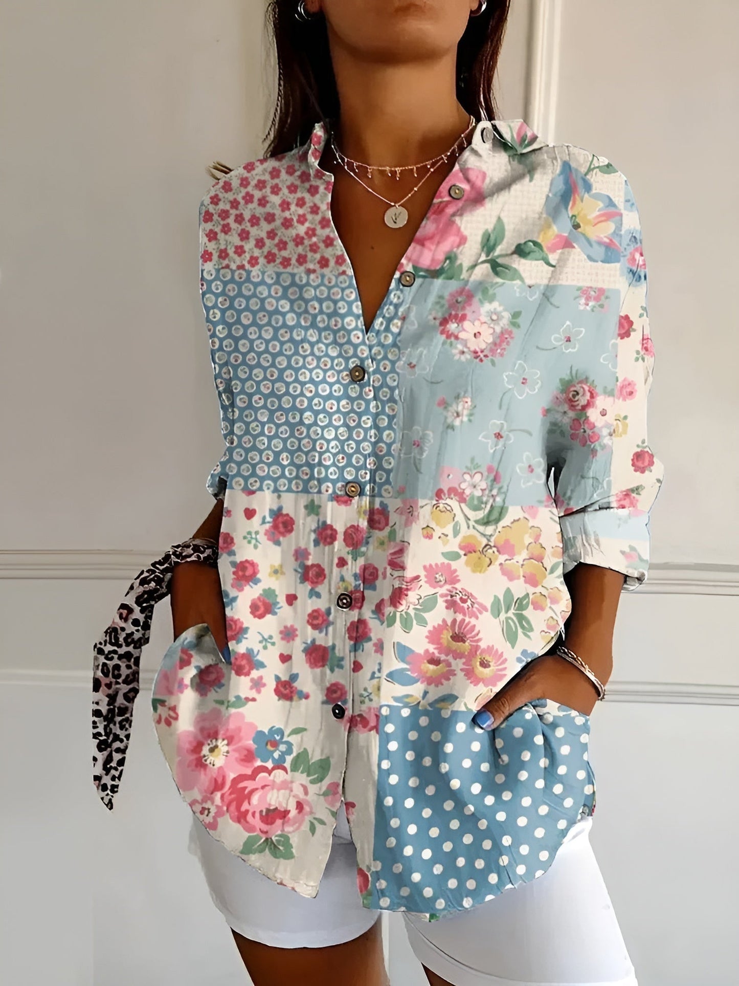 Well Tailored Blouse with a Graceful Silhouette