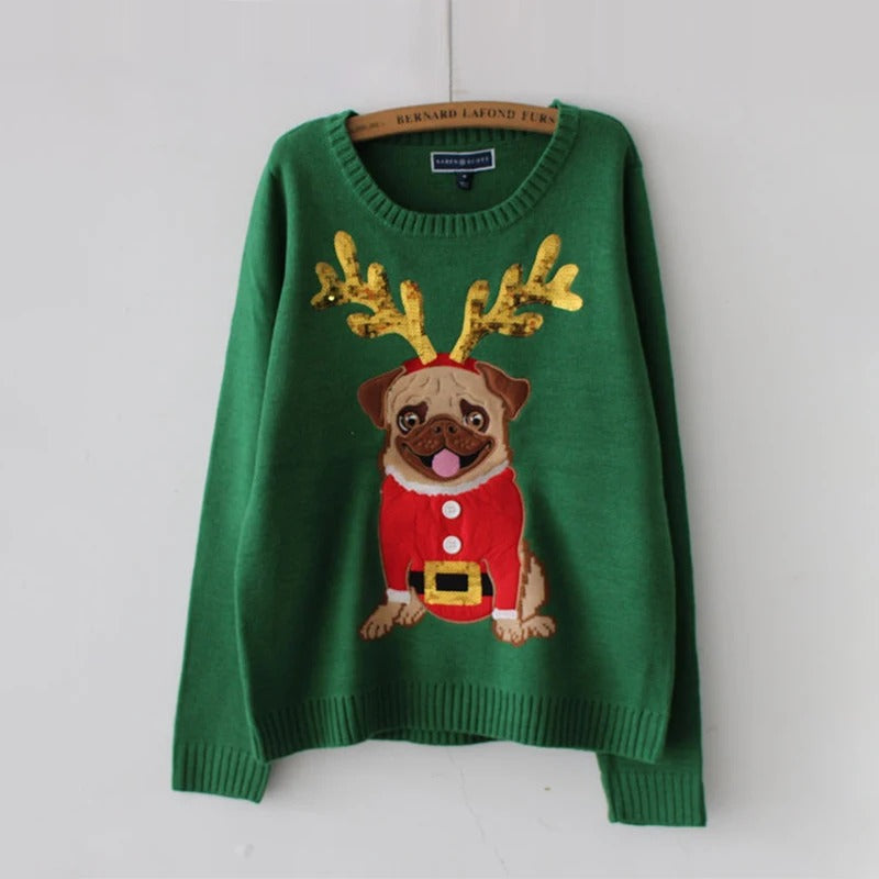 Classic Vintage Sweater with a Flattering Fit