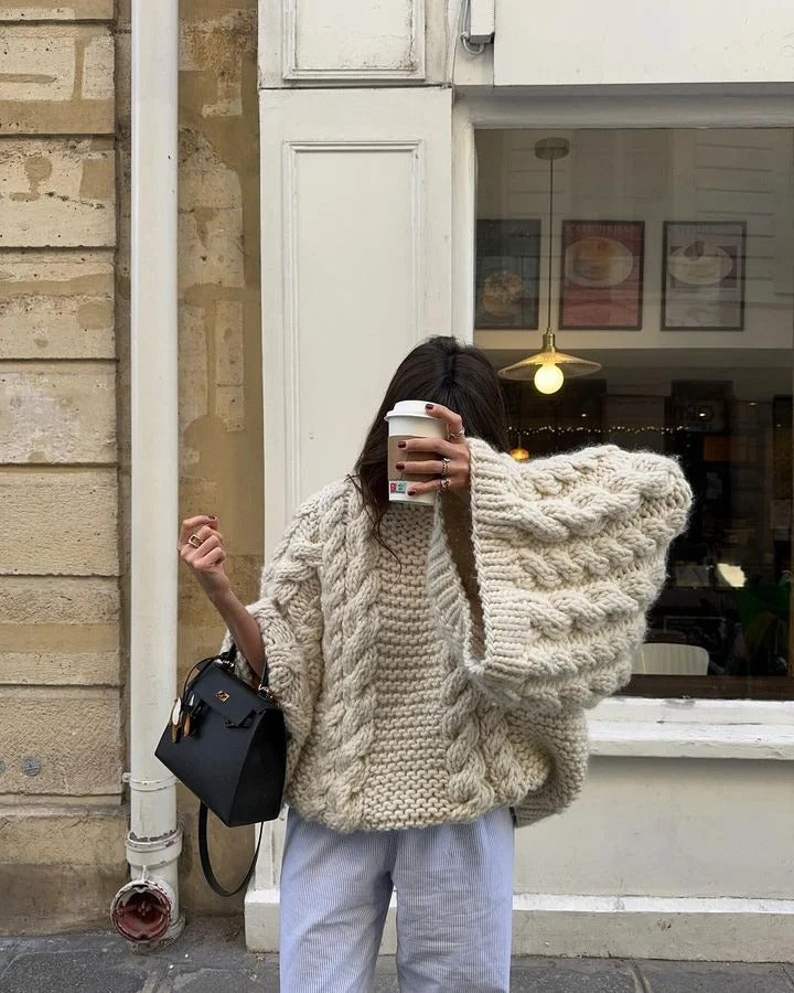 Vintage Inspired Sweater with a Contemporary Edge