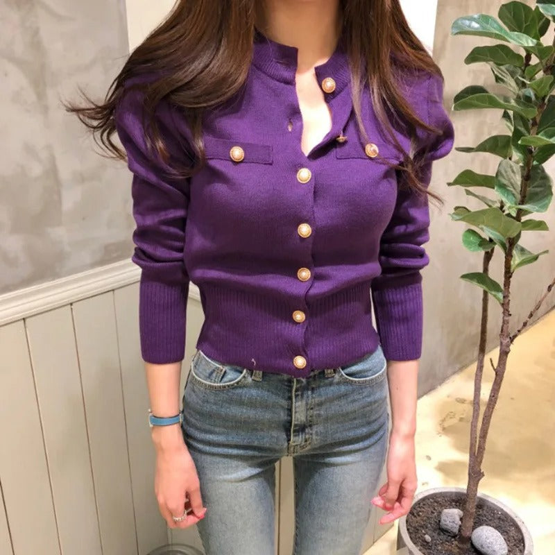 Vintage Inspired Cardigan with a Contemporary Edge