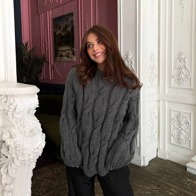 Vintage Inspired Sweater with a Contemporary Edge