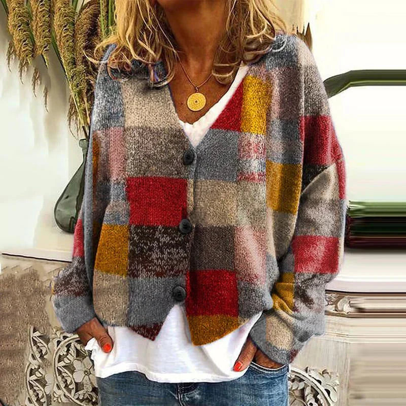 Well Tailored Cardigan with a Graceful Silhouette