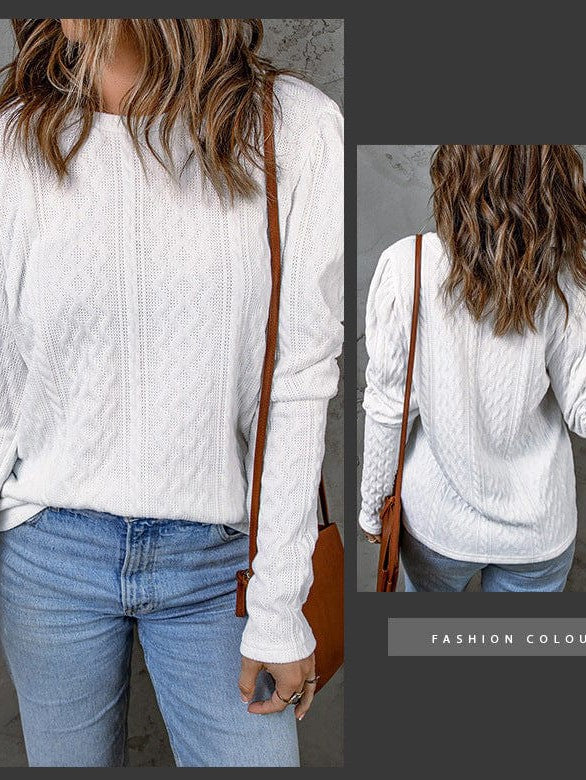 A Vintage Style Sweater with Delicate Timeless Details