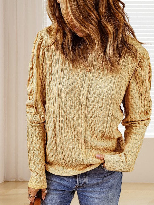 A Vintage Style Sweater with Delicate Timeless Details